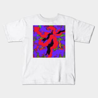 Meander red Kids T-Shirt